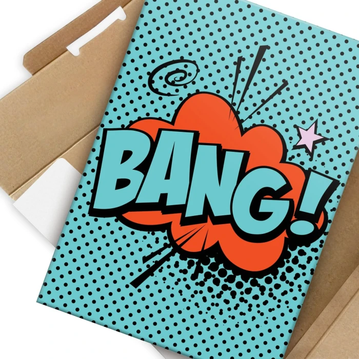 Plakat metalowy Komiksowe BANG!