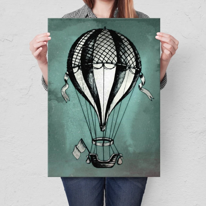 Plakat metalowy Balon