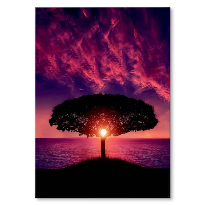 Plakat metalowy Magiczne drzewo