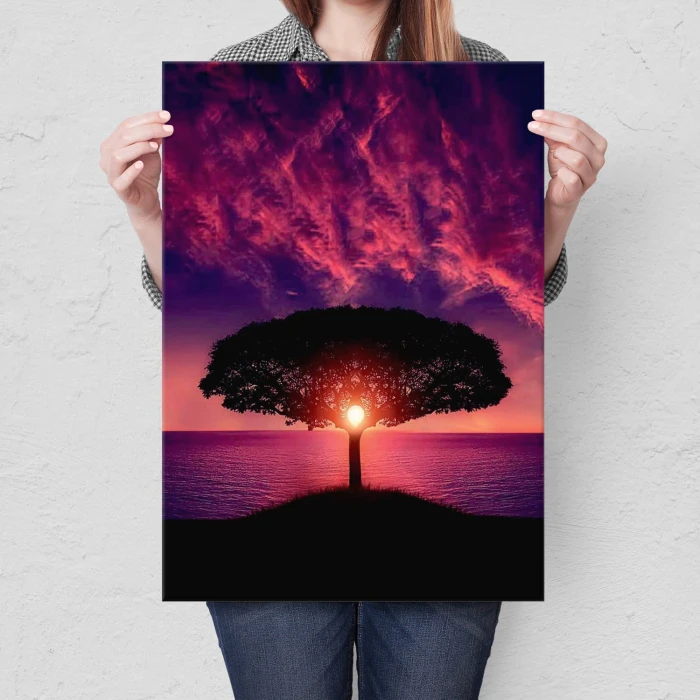 Plakat metalowy Magiczne drzewo