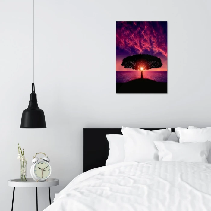 Plakat metalowy Magiczne drzewo