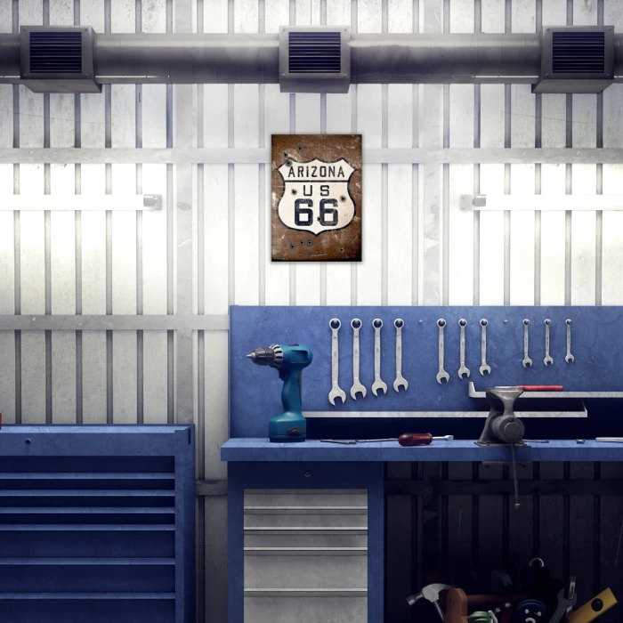 Plakat metalowy ARIZONA US 66