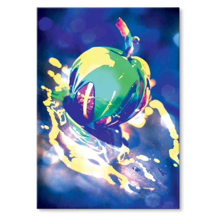 Plakat metalowy Psychodeliczne jabłko