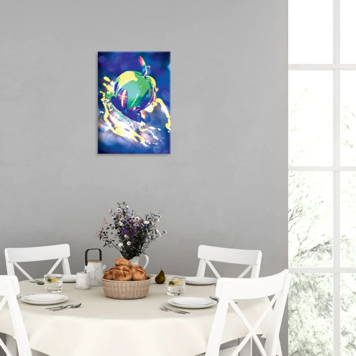 Plakat metalowy Psychodeliczne jabłko