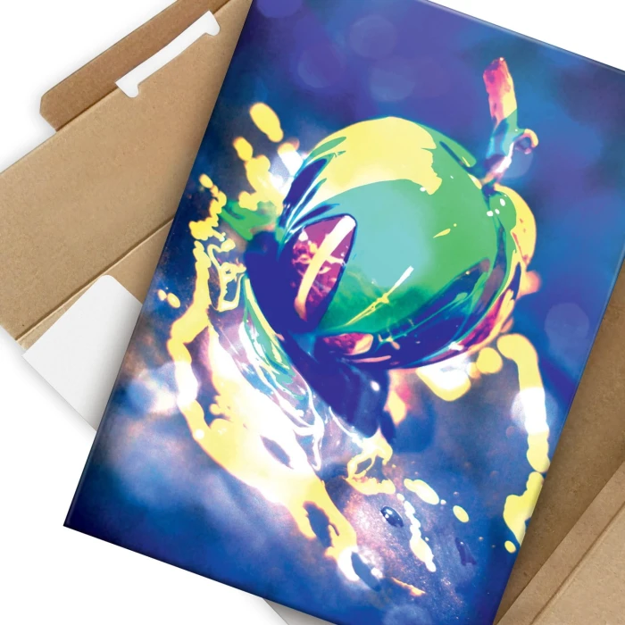 Plakat metalowy Psychodeliczne jabłko