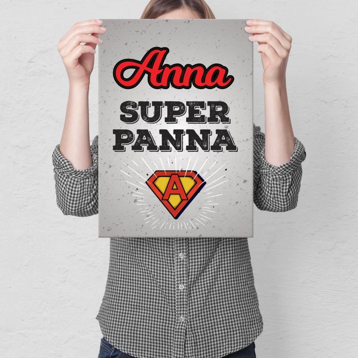Plakat metalowy Anna super panna