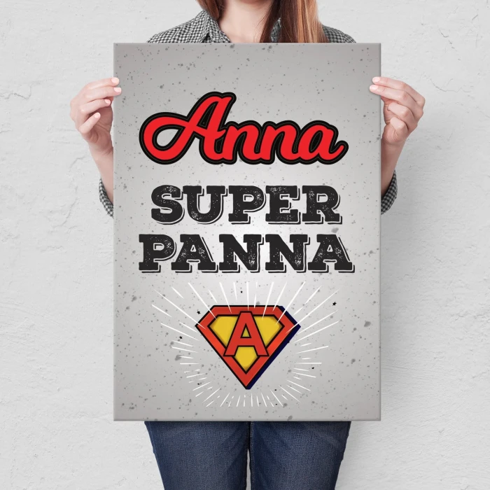 Plakat metalowy Anna super panna