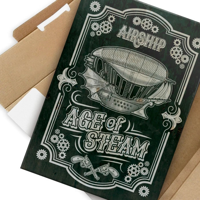 Plakat metalowy Airship Sterowiec