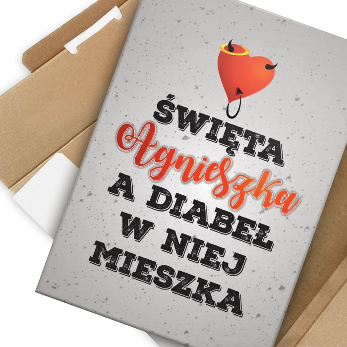 Plakat metalowy Święta Agnieszka