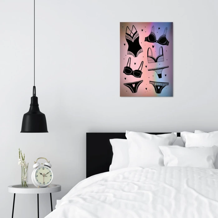 Plakat metalowy Moda plażowa