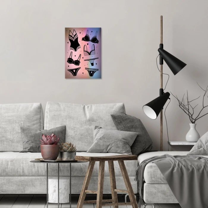 Plakat metalowy Moda plażowa