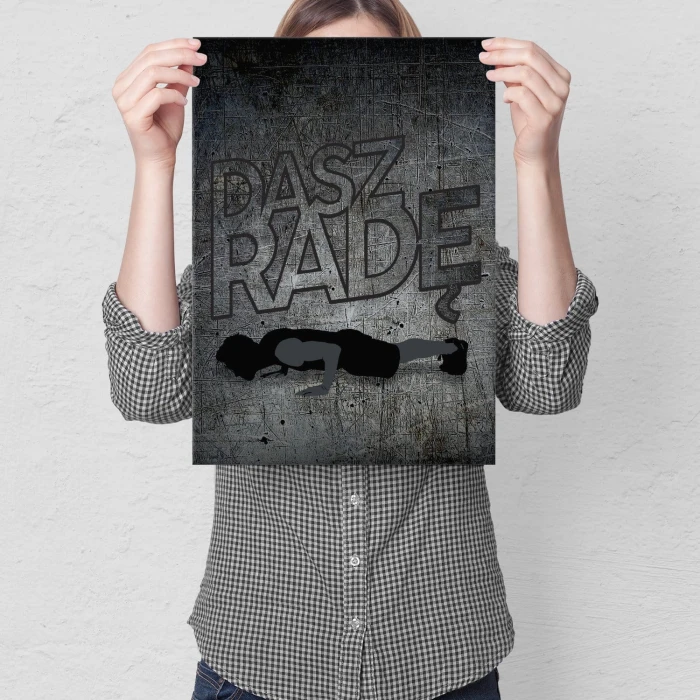 Plakat metalowy Dasz radę