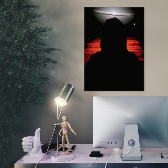 Plakat metalowy Ciemna strona mocy