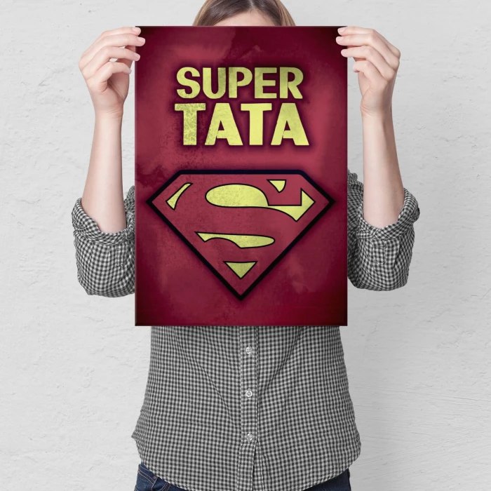Plakat metalowy Super tata Prezent