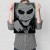 Plakat metalowy Masked man Prezent