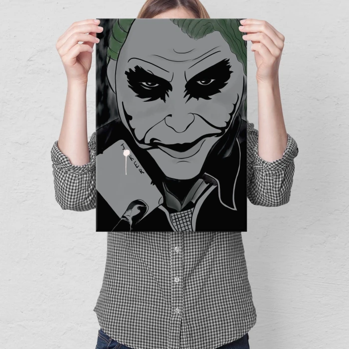 Plakat metalowy Masked man Prezent