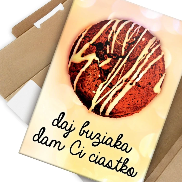 Plakat metalowy Buziak za ciastka