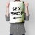 Plakat metalowy Sex shop Prezent