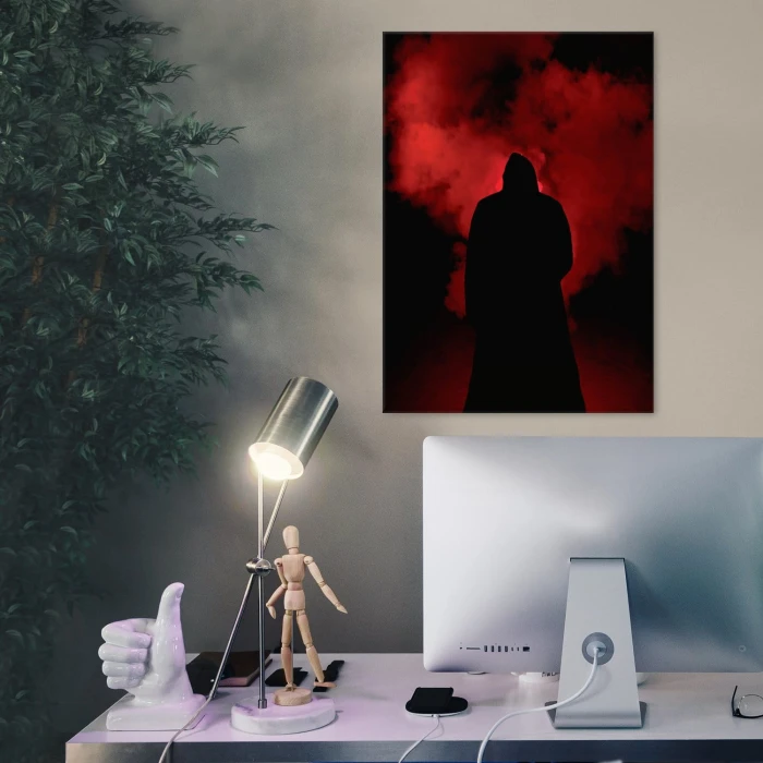 Plakat metalowy Ciemna strona mocy