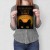 Plakat metalowy Czarny kot