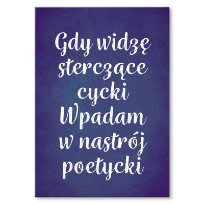 Plakat metalowy Nastrój poetycki