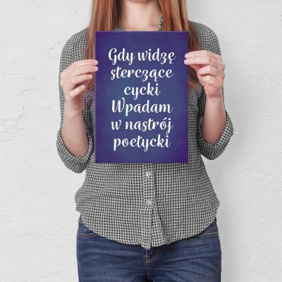 Plakat metalowy Nastrój poetycki