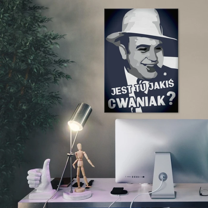Plakat metalowy Jest jakiś cwaniak?