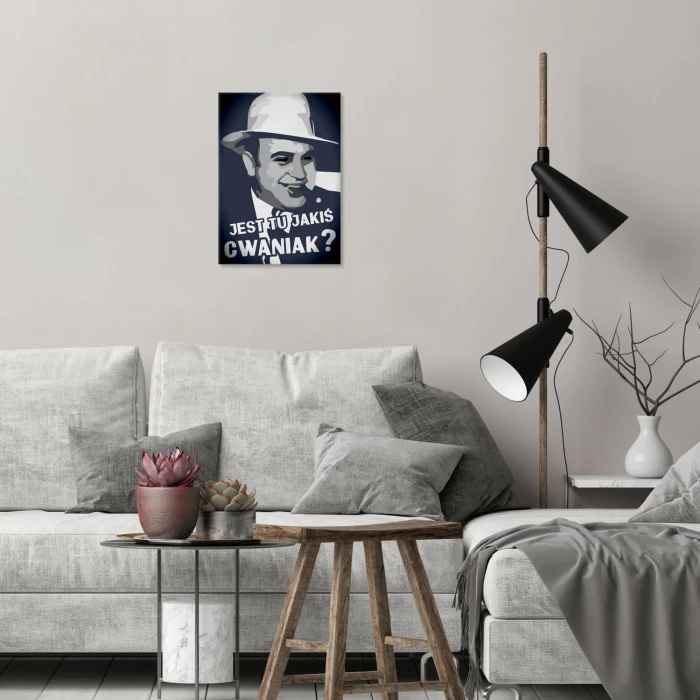 Plakat metalowy Jest jakiś cwaniak?