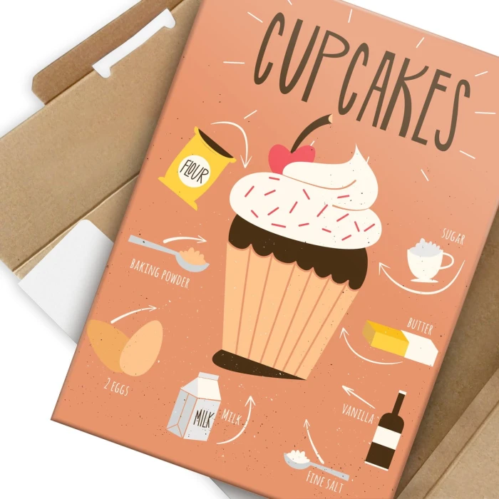 Plakat metalowy Cupcakes