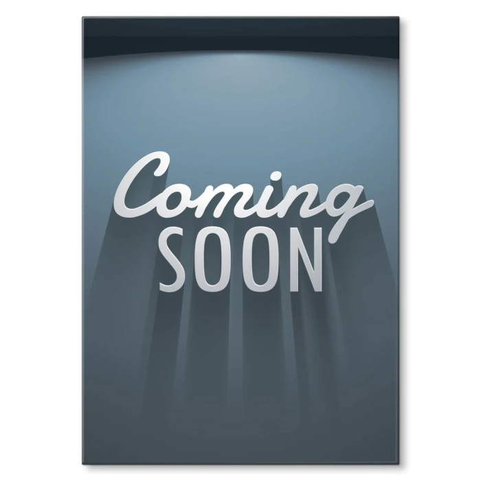 Plakat metalowy Coming soon