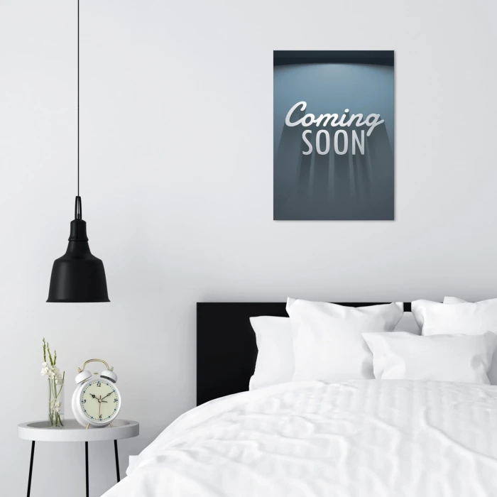 Plakat metalowy Coming soon