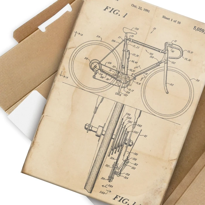 Plakat metalowy Rower Kolarzówka