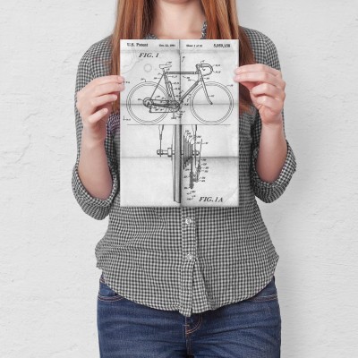 Plakat metalowy Rower Kolarzówka