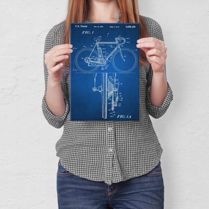 Plakat metalowy Rower Kolarzówka