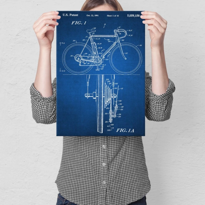Plakat metalowy Rower Kolarzówka