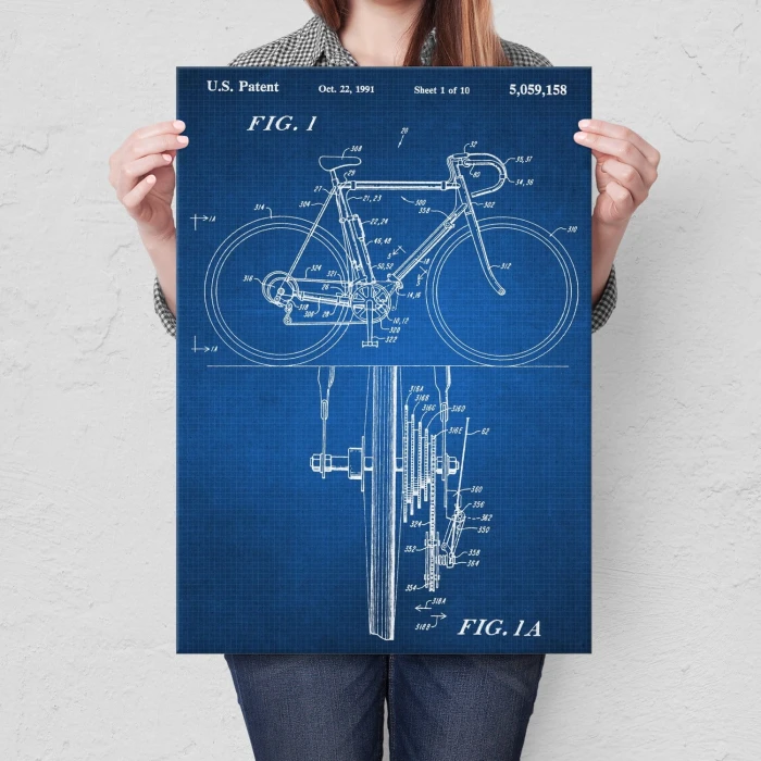 Plakat metalowy Rower Kolarzówka