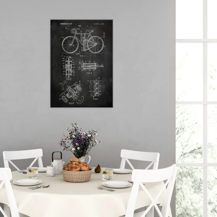Plakat metalowy Rower