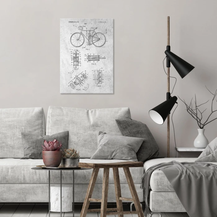 Plakat metalowy Rower