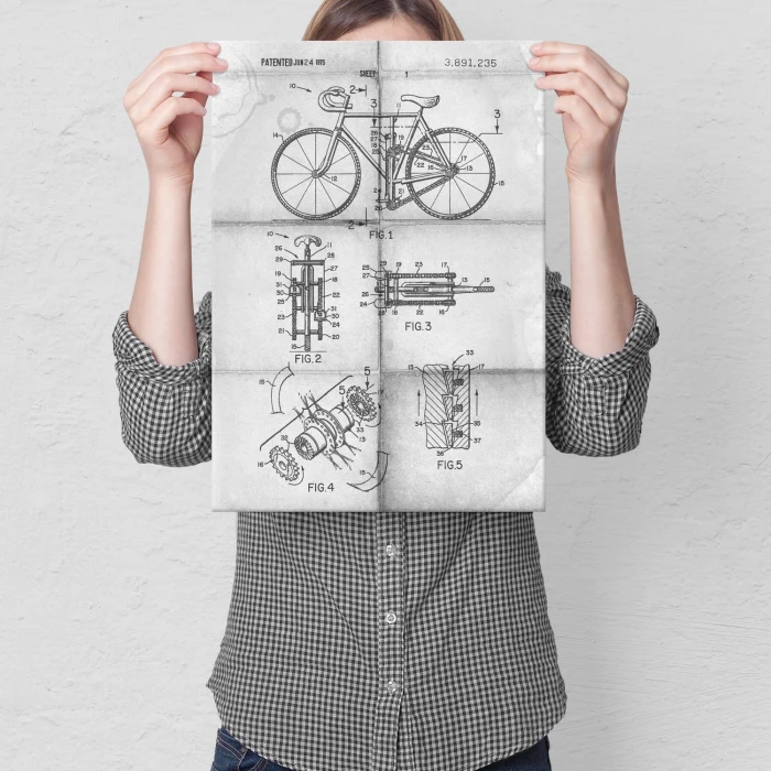 Plakat metalowy Rower