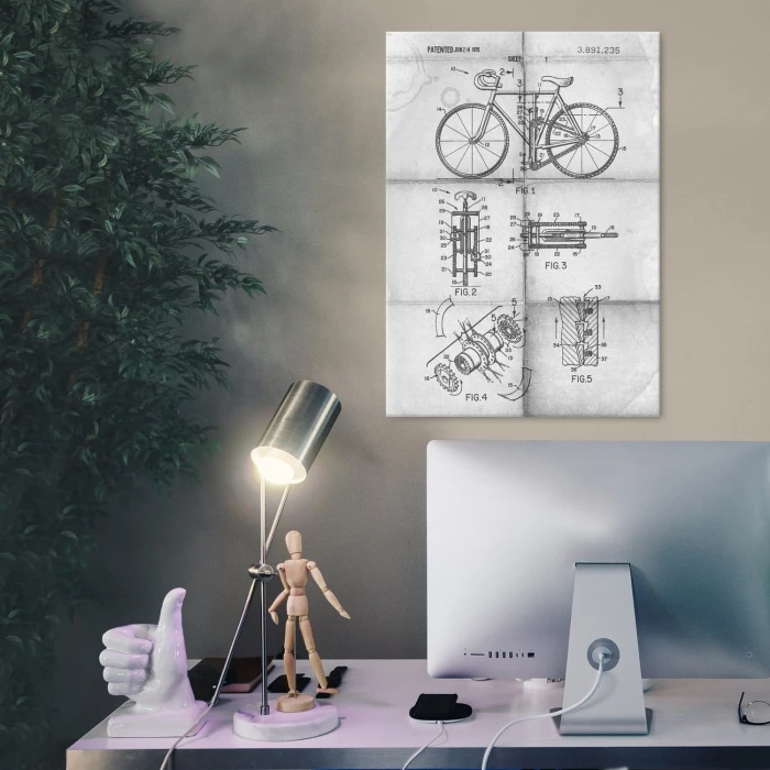 Plakat metalowy Rower