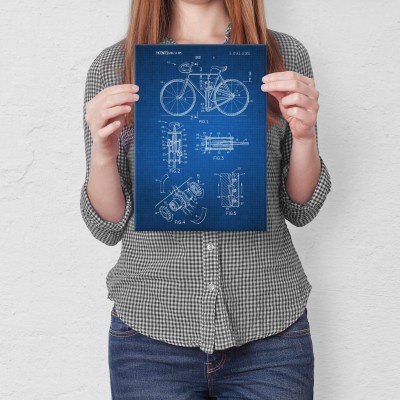 Plakat metalowy Rower