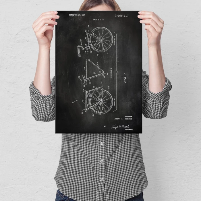 Plakat metalowy Rower