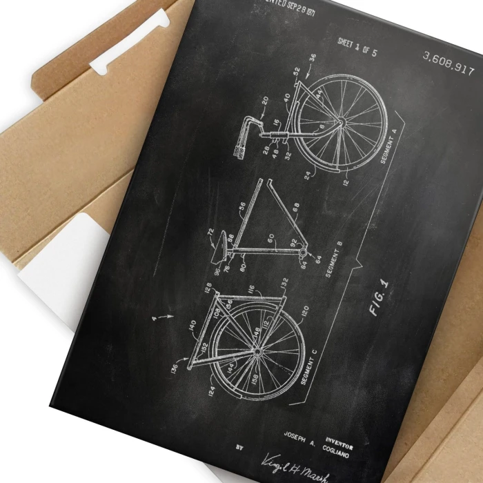 Plakat metalowy Rower