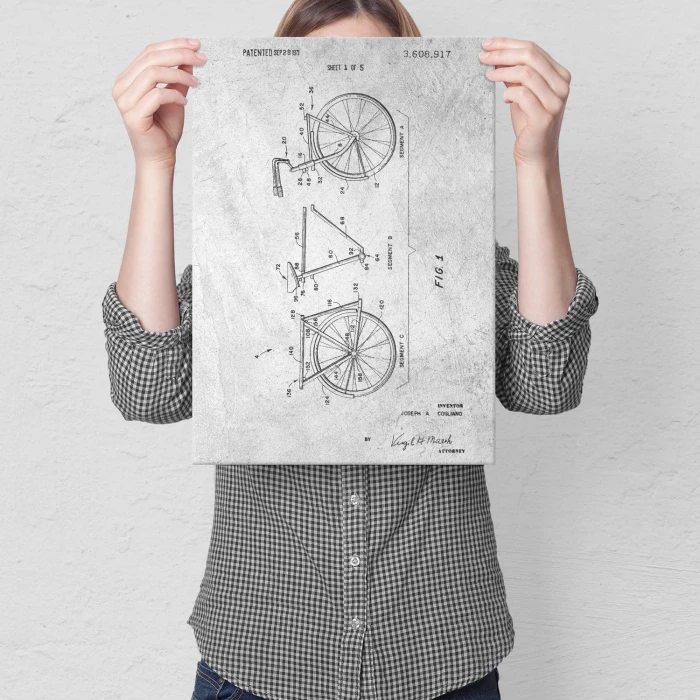 Plakat metalowy Rower