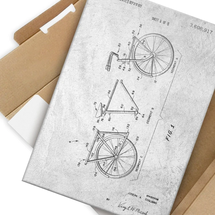 Plakat metalowy Rower