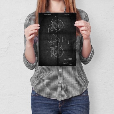 Plakat metalowy Rower