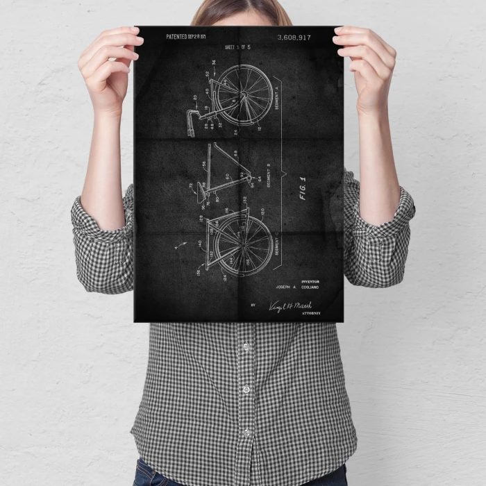 Plakat metalowy Rower