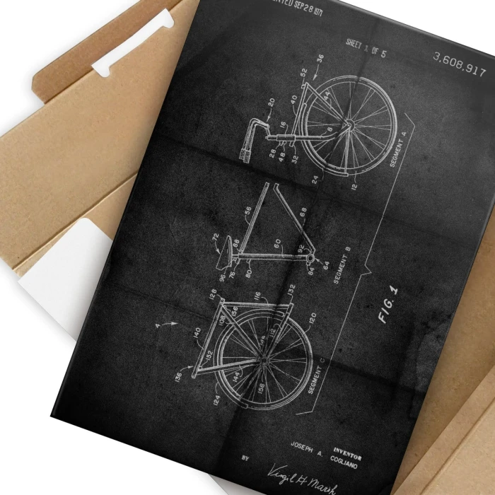Plakat metalowy Rower