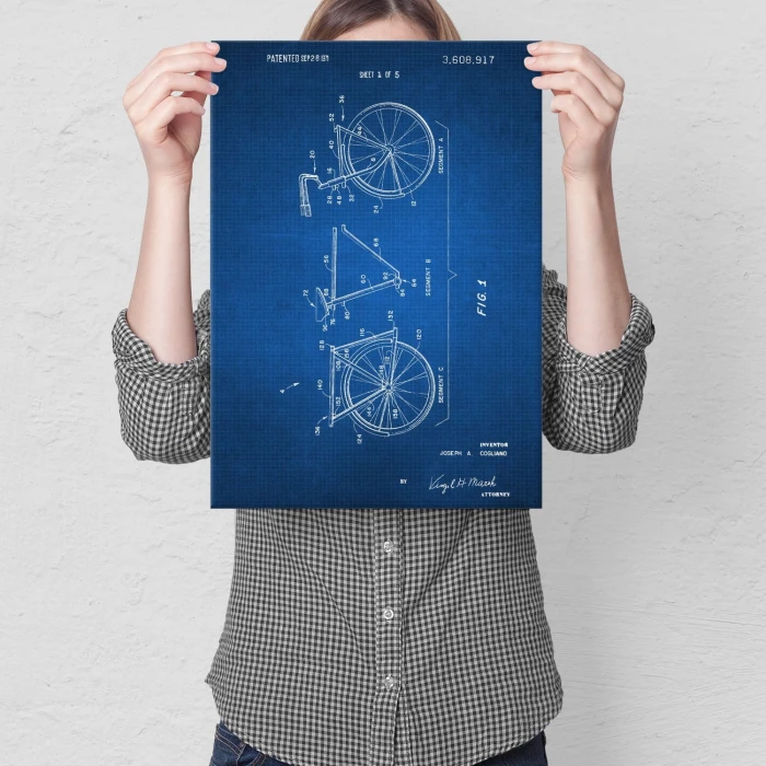 Plakat metalowy Rower