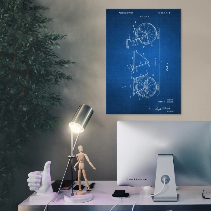 Plakat metalowy Rower
